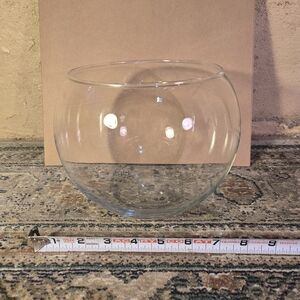 Large Clear Bubble Vase/Fish Bowl/Round Center Piece
